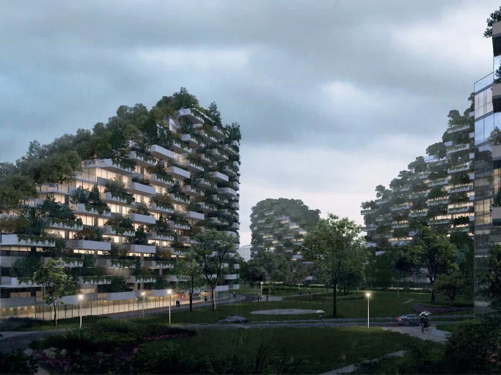 La città foresta cinese marchiata Mada in Italy