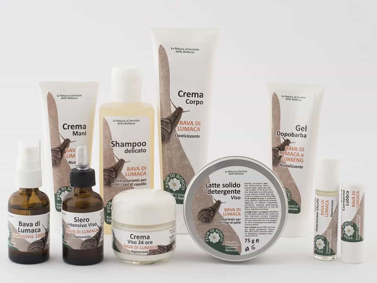 Prodotti base lumaca