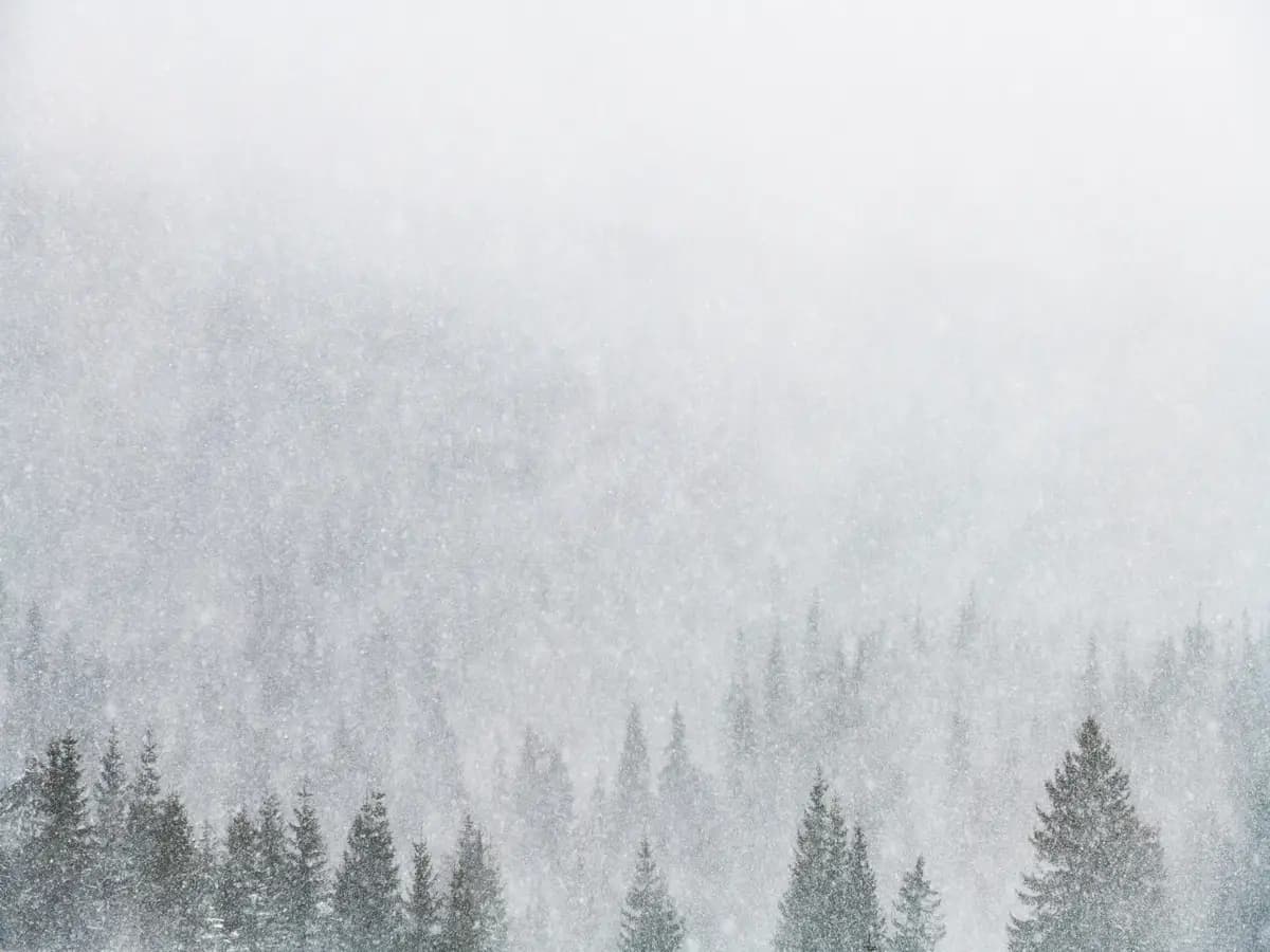 Come si formano tuoni e fulmini durante una tempesta di neve